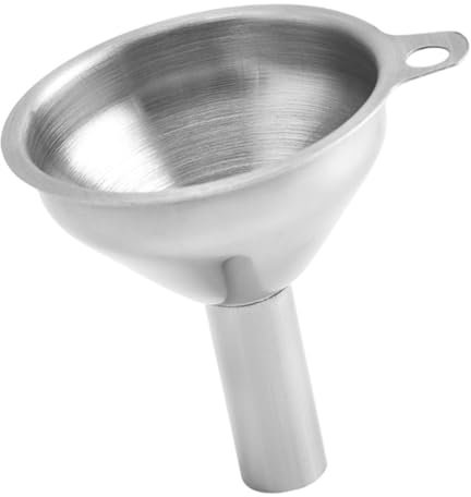 Cabilock Imbuto in Acciaio Resistenti Per Travaso Liquidi Imbuto Per Bottiglie Da Riempire in Casa Olio Vino