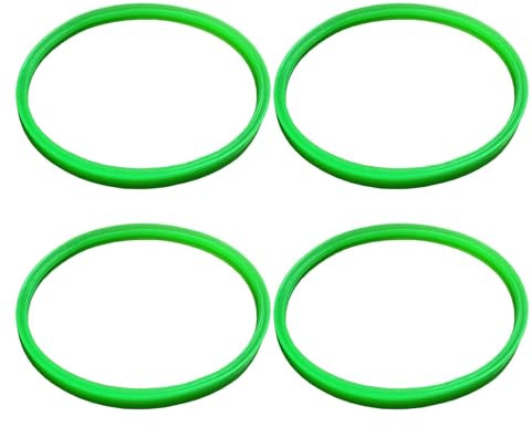 Fokroin 4er-Pack Dichtung Ladeluftschlauch, Turboschlauchdichtung, Dichtungsgummiring, Ladeluftkühler-Turboschlauchdichtung O-Ring, für Volkswagen Kühlerdichtung 1J0145117J 3C0145117 1J0145117