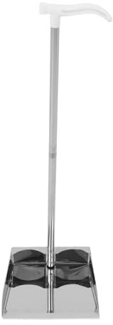 VALICLUD Pelle à Poussière En Acier Inoxydable à Long Manche Robuste 45 Cm Ramasse Déchets La Cuisine Ménage Facile Nettoyage Sans Se Pencher Grand Volume