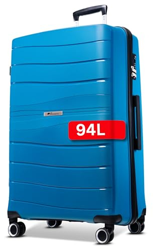 Cocoono Leon Koffer Groß 94 Liter Volumen - mit TSA Schloss, Koffer & Trolleys, Reisekoffer, Hartschalenkoffer, Hartschalenkoffer Groß, Trolley, Koffer XL, Reisekoffer mit Rollen Groß, Koffer XXL