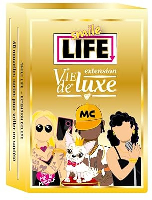 Blackrock Games Smile Life Vie de Luxe, Extension 60 Cartes, dès 12 Ans