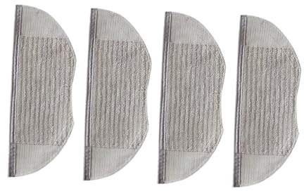 4Pcs Microfiber Wiping Pad Cloth ，compatible For Medion ，Vacuum Cleaner Household Cleaning Sweeping Robot Replacement Spare