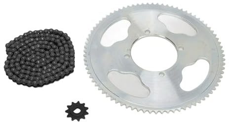 Ruota dentata 8D 11T, 25H 80T, catena di trasmissione 25H 146 grilli, per moto fai da te, in acciaio e lega di alluminio con squisita