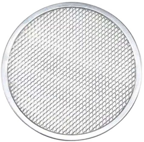 Mipcase Plaque à Pizza Aluminium Perforée 9 Pouces Antiadhésive, Conduction Thermique, Nettoyage Facile, pour Cuisson Uniforme au Four Domestique et Professionnel, Accessoire Pizza Maison