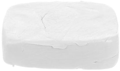 POPETPOP Pâte Polymère Pratique Blanche Pure, Argile à Modeler Légère et Ductile, Pâte Polymère Multifonctionnelle pour Loisirs Créatifs, Sculpture et Poterie DIY, Argile Naturelle
