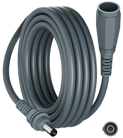 KOOVIVA DC Power Cord for Starlink Mini, 18AWG DC Power Male to Female Extension Charging Cable, Starlink Mini Replacement Accessories PD 100W Source Waterproof Converter Jack Adapter (9.9FT)