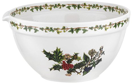 Portmeirion The Holly & Ivy Mixing Bowl, Multicoloured