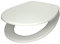 Villeroy & Boch WC-Sitz O.novo - Toilettendeckel Weiß glänzend aus Duroplast - Toilettensitz mit Edelstahl-Scharnieren - Bruchsicherer, ovaler Klodeckel - Original Ersatzteil passend zu O.novo/Omnia