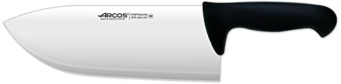 Arcos Coltello da Macellaio in Acciaio Inossidabile con Lama da 260 mm – Manico Ergonomico in Polipropilene, Serie 2900 – Colore Nero