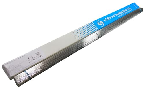 Schweissdraht WIG 4576 Edelstahl - 1,0 x 1000mm - 0,5 Kg - V4A VA V2A 318 | Schweißstäbe TIG Schweißzusatz DIN 8556: SG X 5 Cr Ni Mo Nb 19 12
