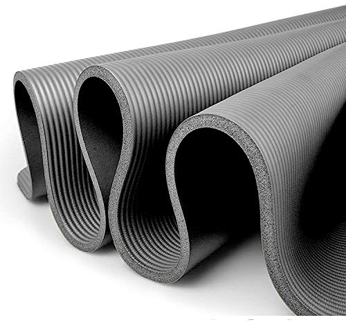 XXL Yogamatte Pilates-Matte Gymnastikmatte Fitnessmatte Fitnessmatte mit Tragegurt Phthalatfrei SGS-geprüft aus NBR 205x130x1,5 cm starke Dicke verschiedene Größen