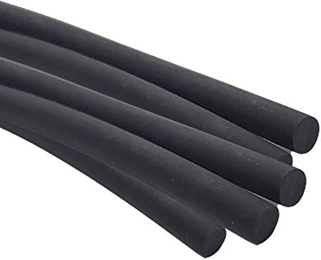 Rundschnur 2.5 mm aus Nitrilkautschuk - NBR für O-Ring | Länge 5M - Meterware - Durchmesser 2.5 mm | Dichtschnur Dichtung - 70 ShA