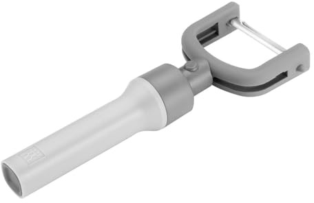 ZWILLING Z-Cut 2-in-1 Sparschäler, Länge: 18 cm, Für Links- und Rechtshänder geeignet, Rostfreier Edelstahl und Kunststoff, Grau