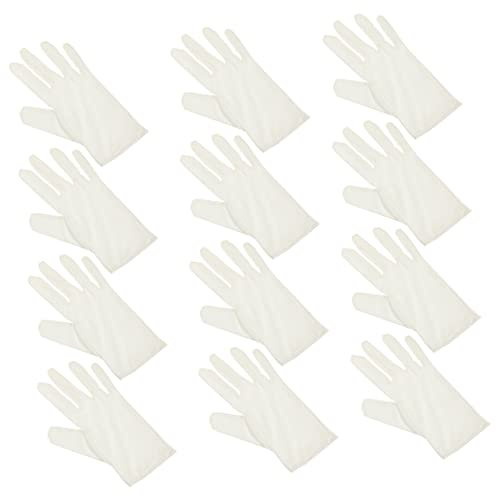 Beatifufu 6 Paar Mehrzweck Baumwollhandschuhe Antistatisch Bankett Handschuhe Schmuck Handschutzhandschuhe Für Präzise Arbeit Und Langzeitgebrauch