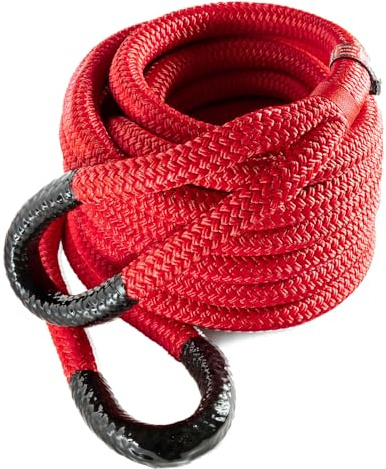 Yankum Ropes,Kinetic Recovery Rope Made in The USA, 7/8 x 30 Tow Rope for Truck Heavy Duty, Kinetic Tow Rope and Kits, Recovery Straps for Truck,Heavy Duty Kinetic Recovery Strap kit