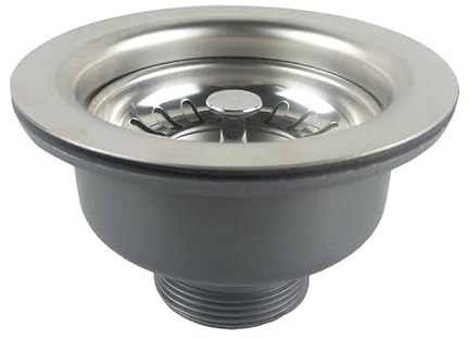 Talea SUS304 Stainless Steel Kitchen Sink Basket Strainer,114MM Valve for Kitchen Sink,XK223C048-U