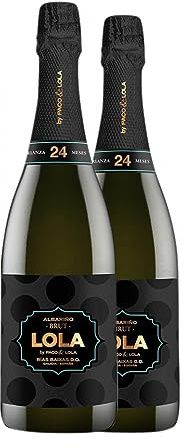 Paco & Lola Albariño Brut Rías Baixas 75 cl Espumoso blanco (Caja de 2 Botellas de 75 cl)