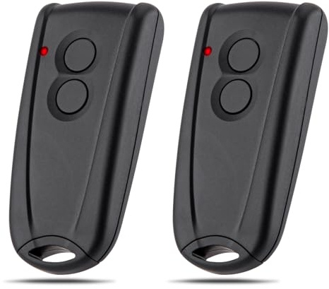 pepape 2 Pack Garage Door Remote Fob for Hormann EcoStar RSC2-433 | RSE2-433 RSZ1-433 Compatible with EuroPro/Liftronic 500 700 800 Gate Opener Handheld Transmitter 433MHz