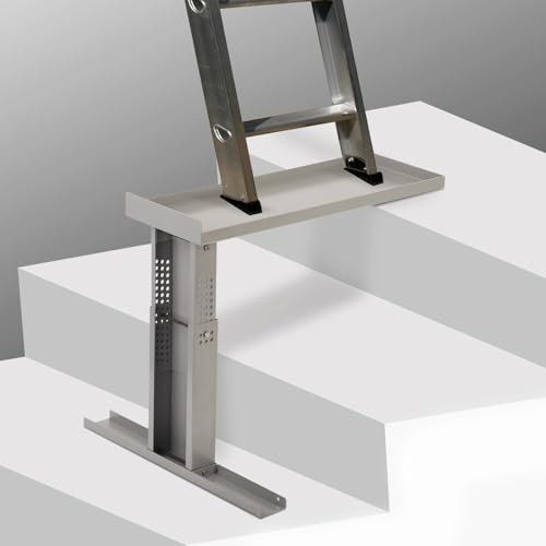 GDJZXD Leiternivellierer für Treppen, höhenverstellbare Leiterhilfe, rutschfeste Leiterstabilisatorbeine, Leiterbeinnivellierer für sichere Treppenhilfe