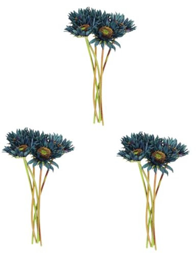 IMIKEYA 15 STK dekorative Kunstblumen Dekoration für zu Hause Sonnenblumen aus Seide Flores Artificiales para Chrysantheme hochzeitsdeko Artificial künstliche Seidenblume