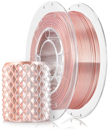 ROSA3D PLA Magic Silk Filament 1.75 mm für 3D Drucker | Leicht Glänzend PLA 3D Drucker Filament | Glamour Spule 0,3 kg
