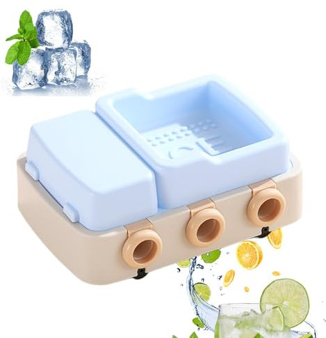 Moldes de silicona de helado, moldes de paletas caseros - Moldes de silicona de paletas caseros con tapa - Case de pasteles de congelación de 6 celdas para dulces, chocolate, goma, pasta