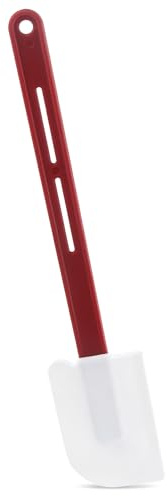 Silicone Rubber Spatula, 10-Inch Commercial Silicone Spatula for Baking, Rubber Baking Scraper Resistant to High Heat, Nonstick & Dishwasher Safe (1 in 10-Inch/Size S)