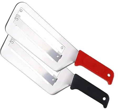 Affettapatate - Affettapatate - Tagliaverdure Manuale in Acciaio Inox Doppio Strato per Cucina Casa Campeggio Chef Professionisti Preparazione Pasti Insalata Cavolo