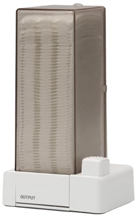 Distributeur de coton à libération automatique avec 50 tampons et autocollants pour distributeur automatique de tampons de coton