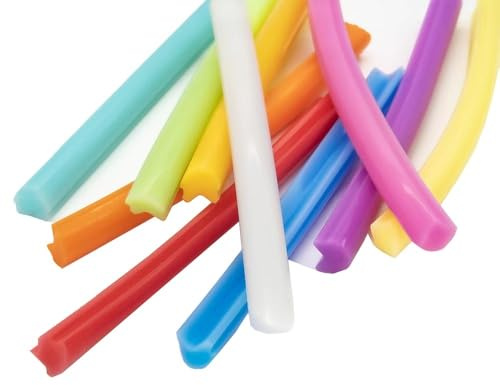DYKWSWYX Flexible 12mm Silicone LED Neon Strip - Separated Bendable Neon Tube, Soft & Tough Material, -40~60℃ Working Temp, 1M-20M Lengths - Perfect for Home/Commercial Lighting(Orange,3meters)