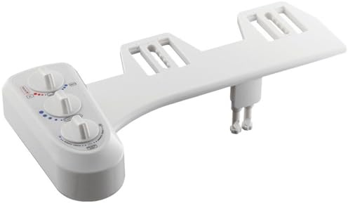 BLUEZY Bidet per WC, Bidet Non Elettrico Ad Acqua Calda E Fredda Spruzzatore Meccanico per Bidet con Doppio Ugello Accessorio per WC Inserto per Bidet, Culo Clean, WC con Bidet Incorporato
