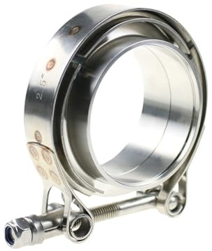 Kit fascetta a V da 1,5-6 pollici, acciaio inossidabile 304 con flange maschio e femmina for tubo di scarico turbo(51mm 2 inch)