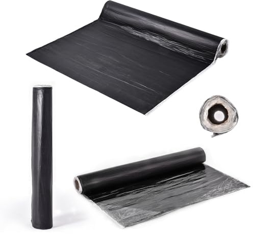 Film autocollant pour toiture - Alternative au carton bitumé - Autocollant - Anthracite - 10 m² - Pour abris de jardin, toits de garage et abris de jardin