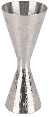Rcniso Jigger de Cóctel con Medidas Staless 13 × 6 × 6 30 Ml 45 Ml Hermoso Jigger de Acero Inoxidable con Escala Bebida Taza Medidora de Vino Accesorios de Barra