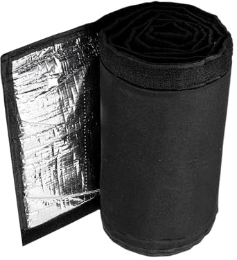 AC Air Conditioning Pipe Insulation Sleeving | HVAC Insulation Jacket with Zipper | Air Conditioning Line Packaging - for Radiator, Plumbing, Shower, Outdoor, Home
