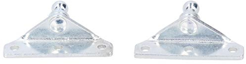 Cryfokt Staffe con Perno Sferico in Acciaio Zincato da 10 Mm per Molla Puntone a Gas 2 Pezzi per,