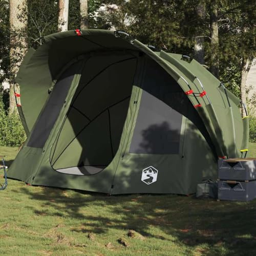 LoogCape fisketält för personer olivgrön vattentät 185T polyester PU-tält med glasfiberstänger och bärväska för camping fiske regn utomhus resor