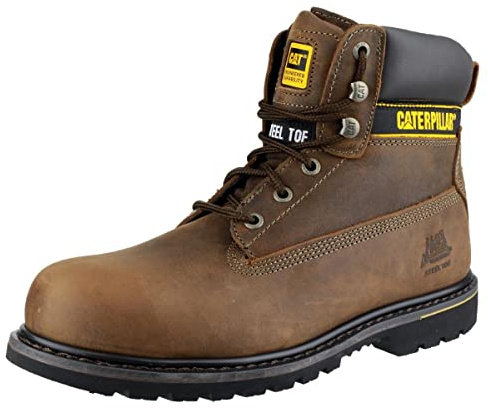CAT Footwear Holton, Chaussures de Travail Homme, Marron (Chocolate), 43 EU