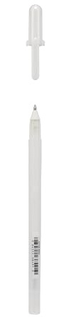 SAKURA Gelly Roll Glaze 3D Roller White Gel Pen - Glossy Embossing Effect - Ideal for DIY Craft Projects