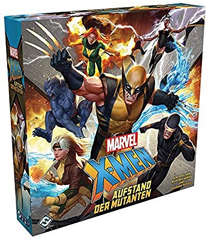 Asmodee | Fantasy Flight Games | X-Men: Aufstand der Mutanten | Kennerspiel | Brettspiel | 1-6 Spieler | Ab 14+ Jahren | 120+ Minuten | Deutsch