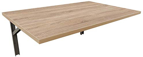 mikon 90x50 Wandtisch Wandklapptisch Küchentisch Schreibtisch Esstisch Klapptisch Esstisch Wandtisch Küchentisch Schreibtisch Kinderschreibtisch Bartisch Computertisch | Sonoma