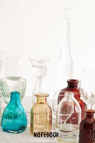 Glassware Notebook: blank lined composition journal | Glassware notebook | 100 pages