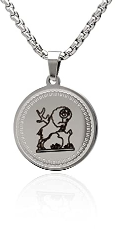 LaraZeidler Berlin Damen Herren Kette Edelstahl mit Sternzeichen Tierkreis Sternbild Zodiac Anhänger individuelle Kettenlänge wählbar.