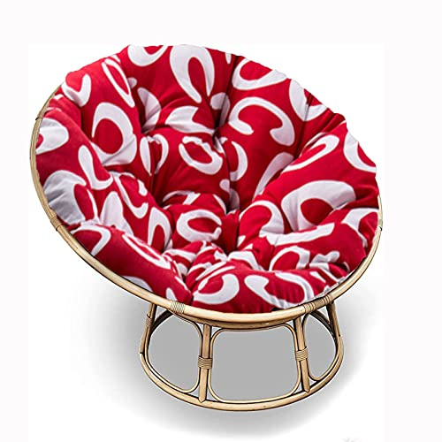 SRHWBF Papasan-Sitzkissen Polster Bodenkissen für Schwingsessel Stuhlkissen Für Innen Balkon Draussen Patio Garten (NUR Kissen) (F15 Ø180cm/70.8 in)