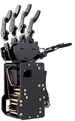 LXSWY roboterarm/Elektronik bausatz Bionischer Roboter Handflächenarm Roboterhandgreifer Klaue Großes Drehmoment Servofinger 5 Finger Unabhängige Bewegung Sekundärentwicklung (Color : Right Hand)