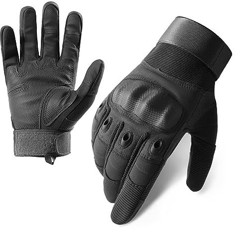 Taktische Vollfinger Handschuhe Herren, Paintball-Airsoft-Fingerlos Handschuhe, Airsoft Militär Handschuhe für Motorrad Jagd Radfahren Schießen Wandern Camping MTB Handschuhe
