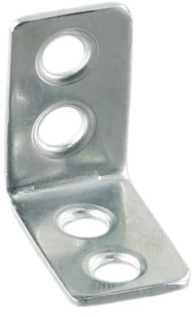 L-Winkel-Eckklammer, 12 Stück L-förmige Eckwinkel, Metall-Eckstreben, Schublade, Regal, Wandhalterung, Befestigung rechtwinkliger Ecken, Klammer, Möbelbeschläge