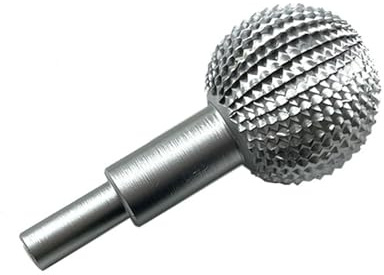 Spherical Rotary Burr, Silver Wood Shaper Ball 10mm Spherical Cutter Rotary Woodworking Burr for Grooving, Engraving and Grinding