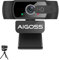 1080P Full HD PC Webcam pour réunion et streaming, Champ de vision 95°, Autofocus, USB Plug&Play, Microphone intégré, Protection de la vie privée, Trépied, pour Microsoft Teams, Google Meet, Zoom, etc