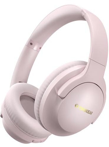 YUMONDEAR Auriculares Bluetooth Over Ear, 80H Tiempo de reproducción Bluetooth 5.3 Auriculares Inalámbricos, 3 EQ, HiFi Bass Auriculares Inalámbricos con Micrófono, Auriculares Suave Auriculares